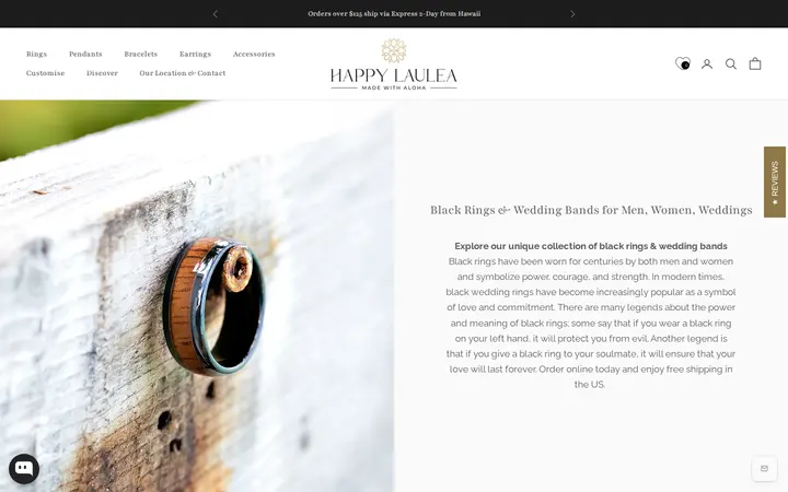/collections/black-rings — Happy Laulea Jewelry