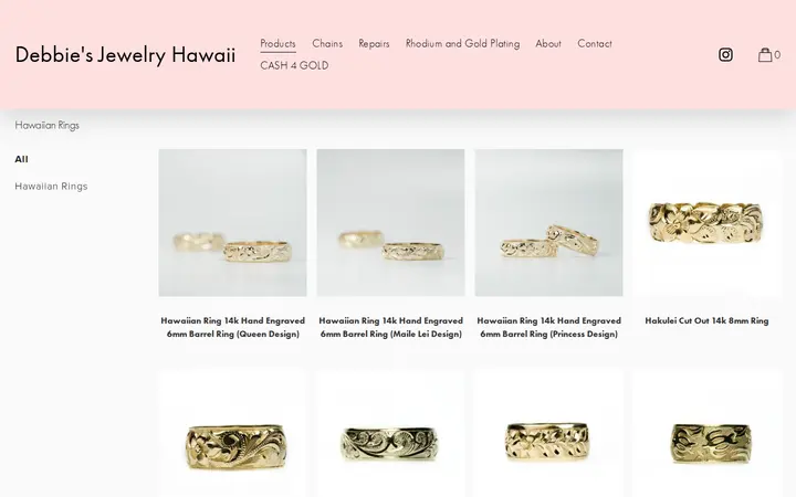 /hawaiianrings — Debbie's Jewelry