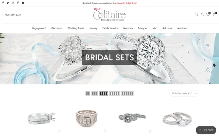/collections/bridal-sets — Solitaire Jewelers