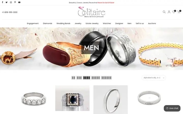 /collections/men-jewelry — Solitaire Jewelers