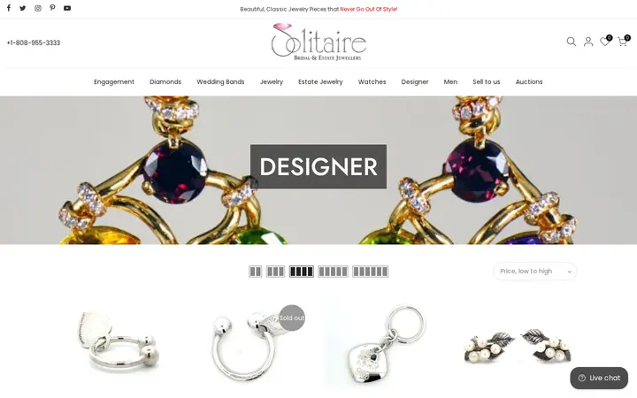 /collections/designer-jewelry — Solitaire Jewelers