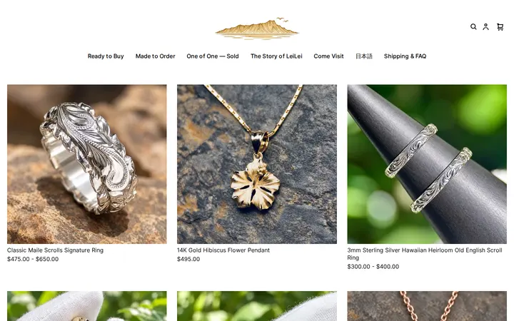/s/shop — LeiLei Hawaiian Jewelry