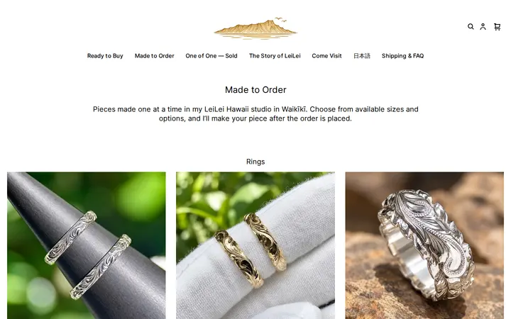/made-to-order — LeiLei Hawaiian Jewelry