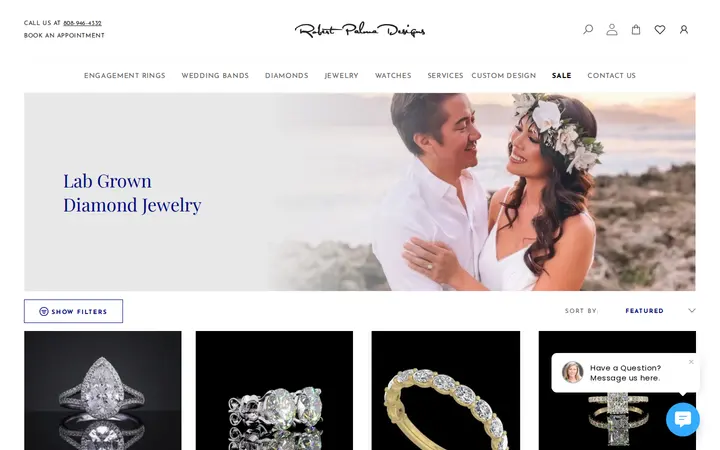 /collections/lab-grown-diamond-jewelry — Robert Palma Designs