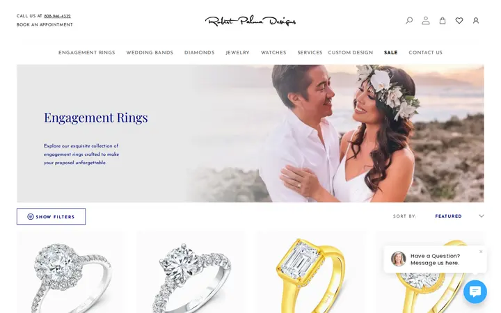 /collections/engagement-rings — Robert Palma Designs