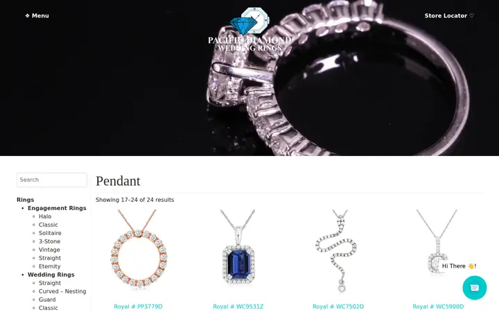 /product-category/fine-jewelry/pendant/page/2 — Pacific Diamond Wedding Rings