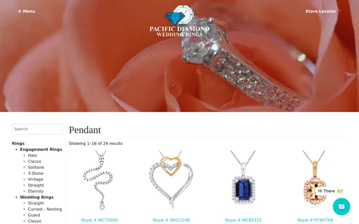 /product-category/fine-jewelry/pendant — Pacific Diamond Wedding Rings