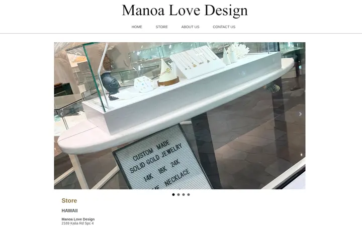 /Stores.html — Manoa Love Design マノアラブデザイン ハワイジュエリー