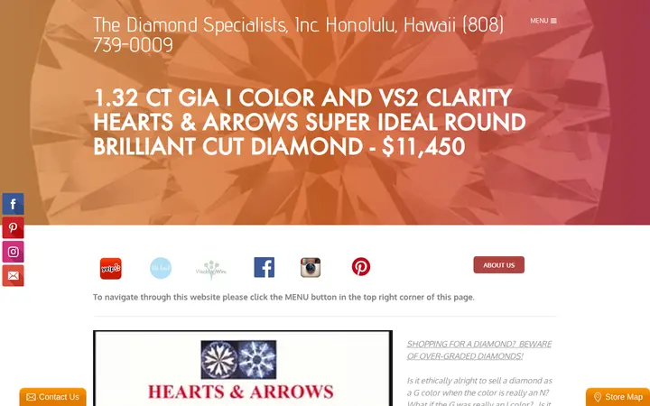 /132-ct-ags-i-vs2-ha1.html — The Diamond Specialists