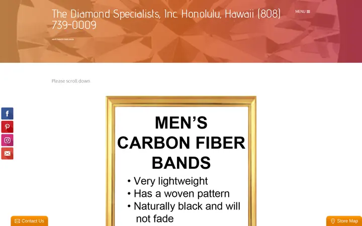 /mens-carbon-fiber-wedding-bands.html — The Diamond Specialists