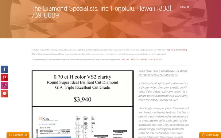 /070-ct-gia-h-vs2-super-ideal.html — The Diamond Specialists