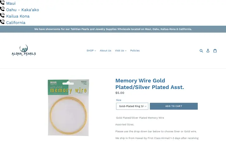 /collections/gold-plated-jewelry/products/3-6-gold-plated-silver-plated-memory-wire — Schwartz Inc