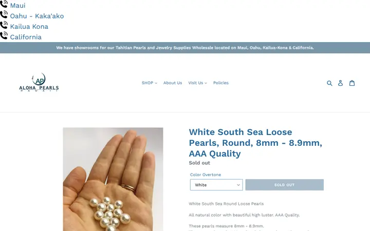 /collections/south-sea-pearl-jewelry/products/white-south-sea-loose-pearls-round-8mm-8-9mm-aaa-quality — Schwartz Inc