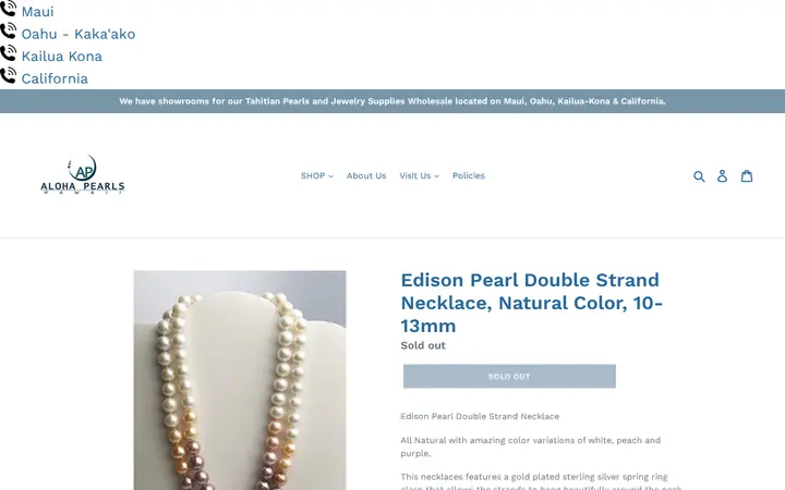 /collections/freshwater-pearl-jewelry/products/edison-pearl-double-strand-necklace-natural-color-10-13mm — Schwartz Inc