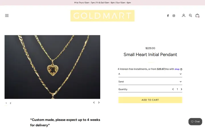/collections/14k-exclusives/products/small-heart-initial-pendant — Windward Gold Mart