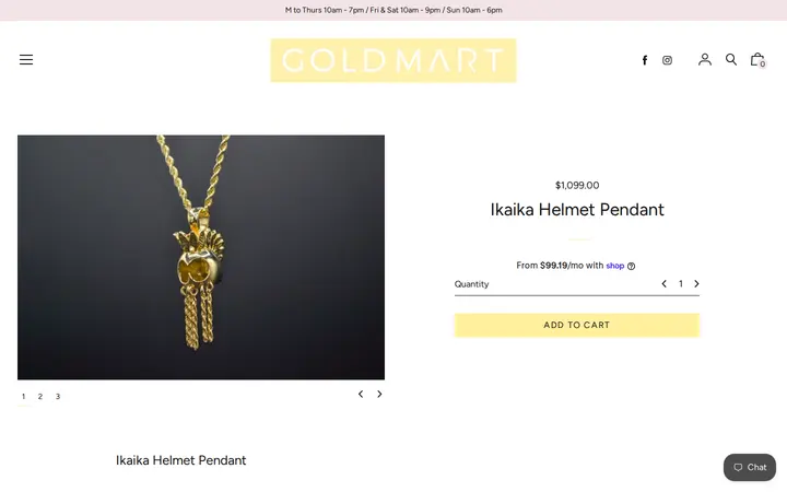 /collections/14k-exclusives/products/ikaika-helmet-pendant — Windward Gold Mart