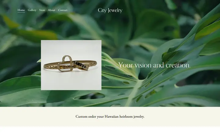 Website of City Jewelry