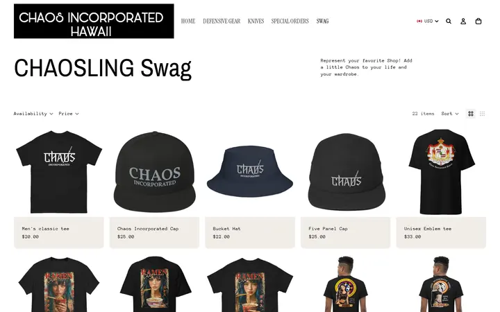/collections/merch — Chaos Incorporated