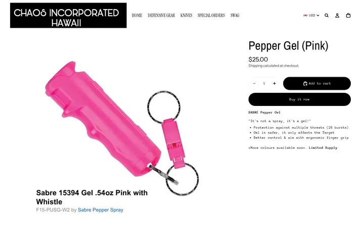 /products/pepper-gel-pink — Chaos Incorporated