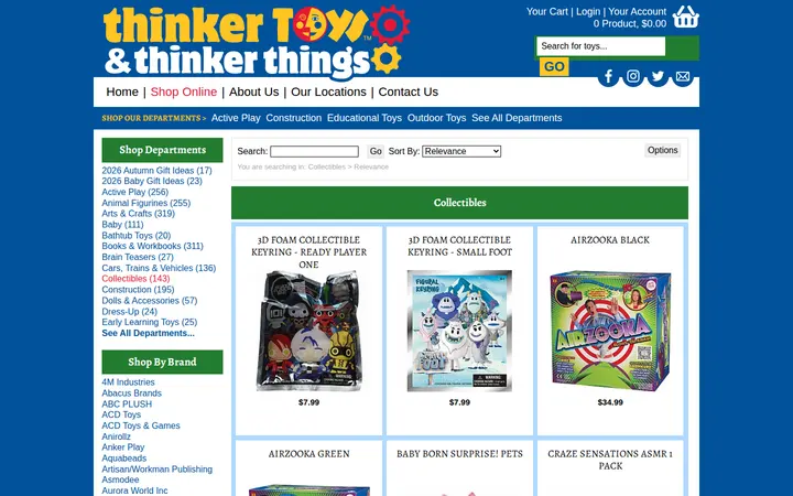 /shop/10/collectibles — Thinker Toys