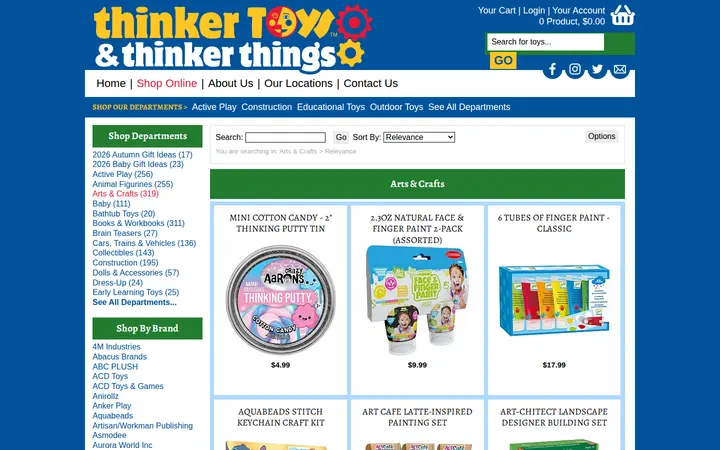 /shop/3/arts-crafts — Thinker Toys