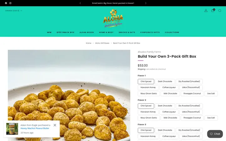 /collections/hawaii-gift-boxes/products/build-your-own-3-pack-gift-box — Aloha Gift Box Company