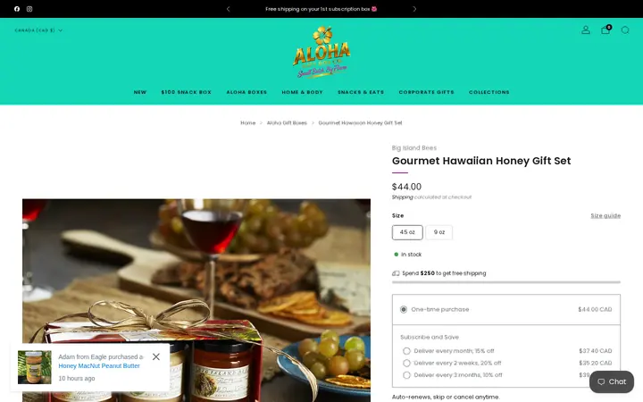 /collections/hawaii-gift-boxes/products/gourmet-hawaiian-honey-gift-set — Aloha Gift Box Company