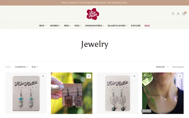 /collections/jewelry — Hilo Hattie