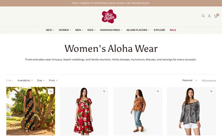 /collections/womens-apparel — Hilo Hattie