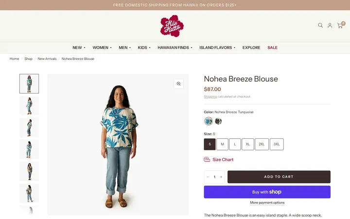/collections/new-arrivals/products/nohea-breeze-blouse — Hilo Hattie