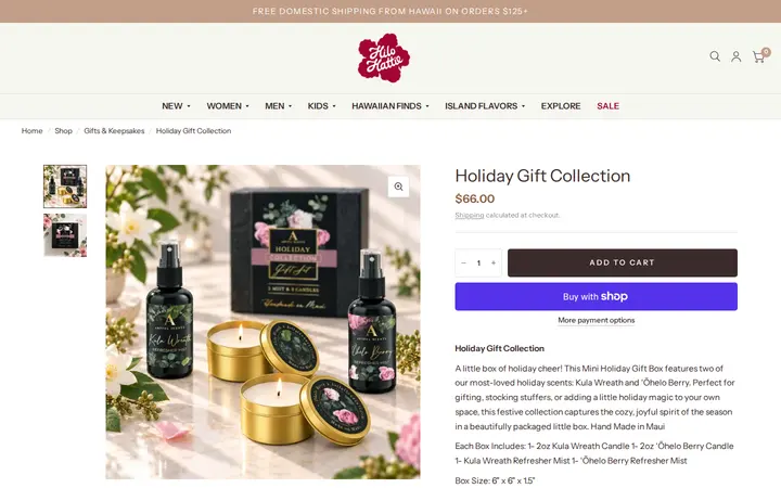 /collections/gifts-keepsakes/products/holiday-gift-collection — Hilo Hattie