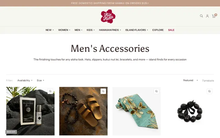 /collections/mens-accessories — Hilo Hattie