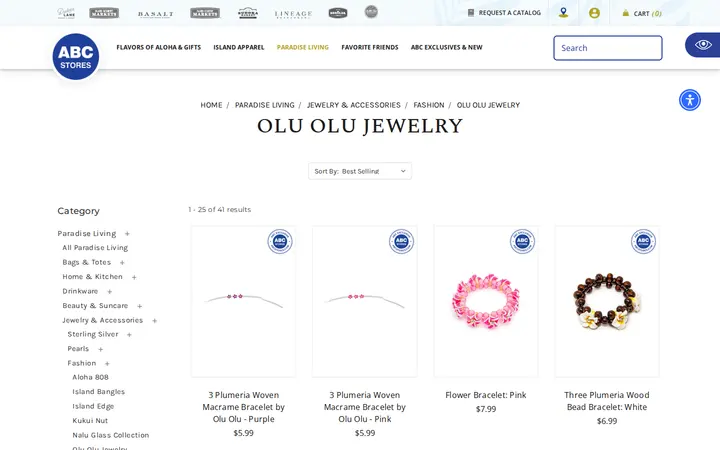 /aloha-jewelry/fashion/olu-olu-jewelry — ABC Stores #38