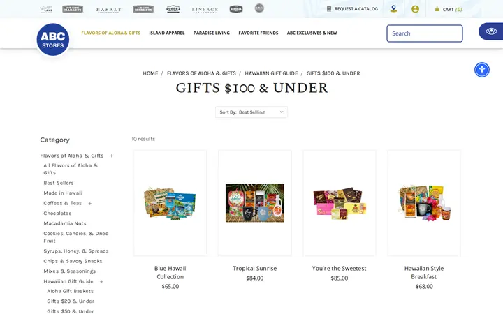 /featured-products/hawaiian-gift-guide/gifts-100-under — ABC Stores #38