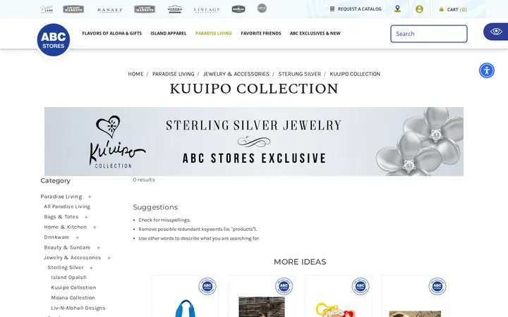 /aloha-jewelry/sterling-silver/kuuipo-collection — ABC Stores #38