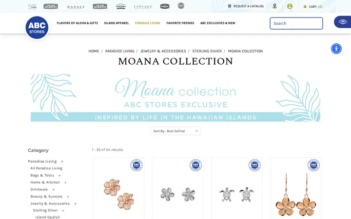 /aloha-jewelry/sterling-silver/moana-collection — ABC Stores #38