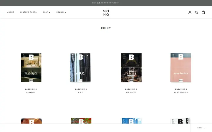 /collections/print — MONO