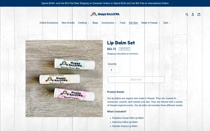 /collections/gift-sets/products/lip-balm-set — Happy Haleiwa Waikiki