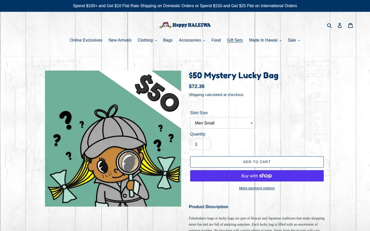 /collections/gift-sets/products/50-mystery-lucky-bag — Happy Haleiwa Waikiki