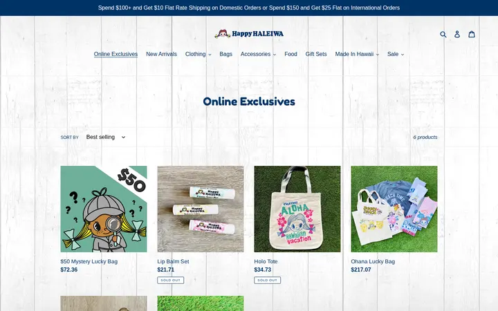 /collections/online-exclusives — Happy Haleiwa Waikiki