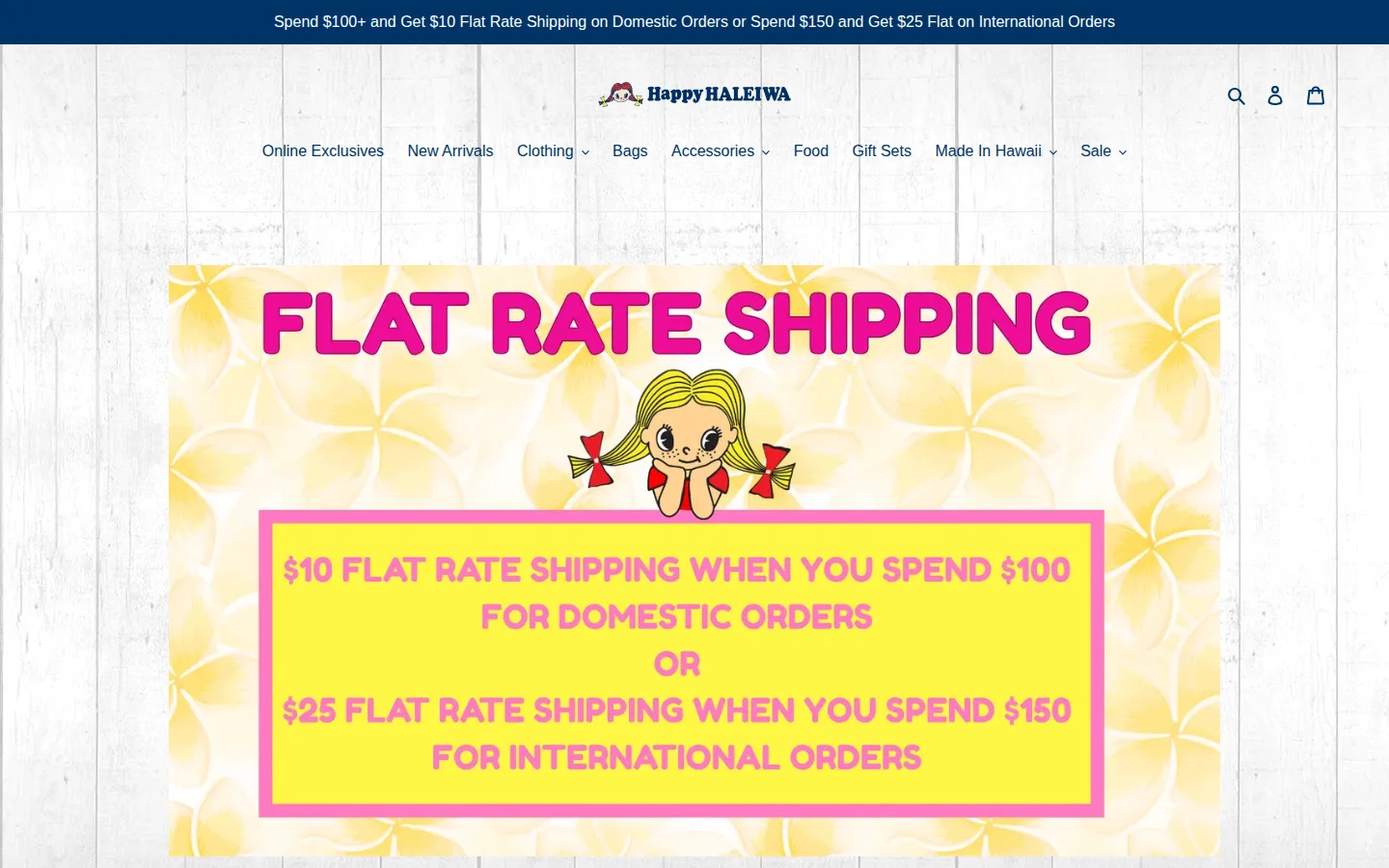 Captured website of Happy Haleiwa Waikiki