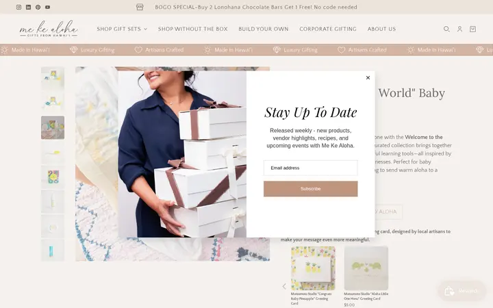 /collections/all-gift-sets/products/welcome-to-the-world-baby-gift-set — Me Ke Aloha