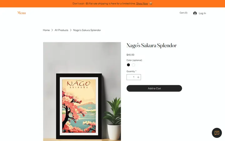 /product-page/nago-s-sakura-splendor — Pono Prints Plated