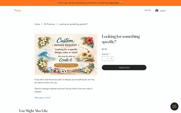/product-page/looking-for-something-specific — Pono Prints Plated
