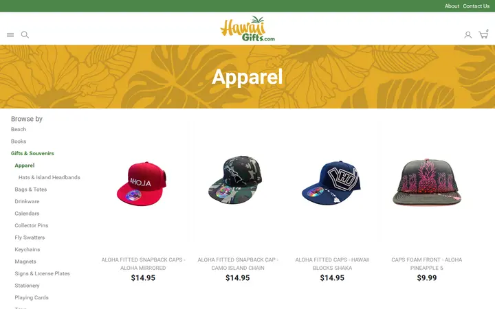 /gifts-and-souvenirs/apparel — Hawaii Gifts.com