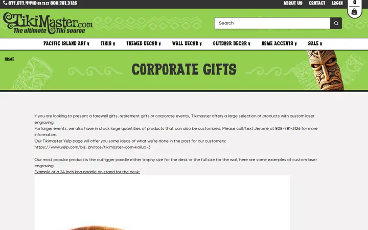 /corporate-gifts — TikiMaster.com