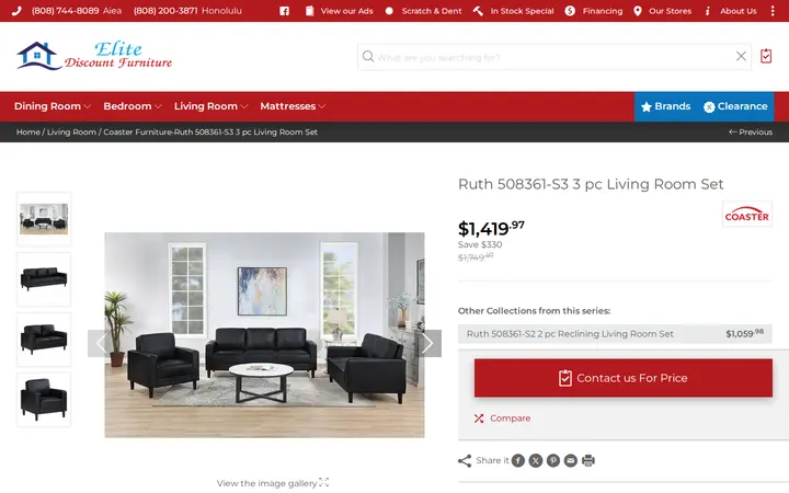 /en/collection/31718-coaster-furniture-ruth-508361-s3-3-pc-living-room-set — Elite Discount Furniture