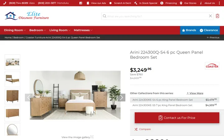 /en/collection/30981-coaster-furniture-arini-224300q-s4-6-pc-queen-panel-bedroom-set — Elite Discount Furniture