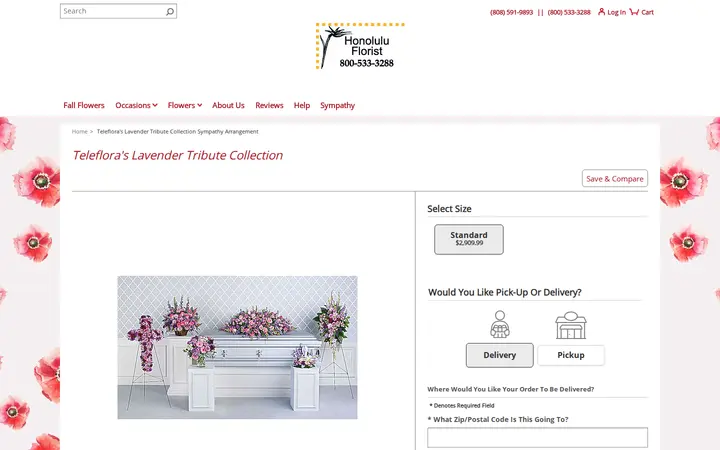 /sympathy-arrangement/telefloras-lavender-tribute-collection/p_ef_t281-7a — Honolulu Florist