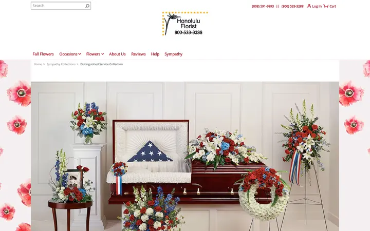 /sympathy-collections/distinguished-service-collection/cat9490004 — Honolulu Florist